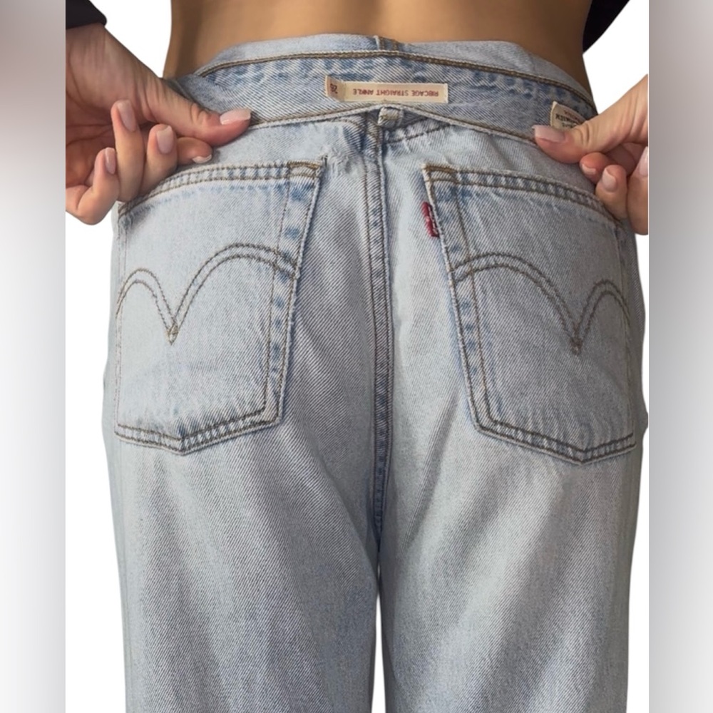 Levi’s Jeans Lightwash ribcage straight ankle 25